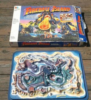 Fireball Island Game 100 Complete All Milton Bradley Vintage 1986