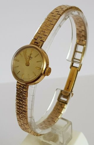 Lovely Rolex Tudor Royal Ladies Solid 9ct Gold Vintage Watch C1965 9ct Strap Gwo