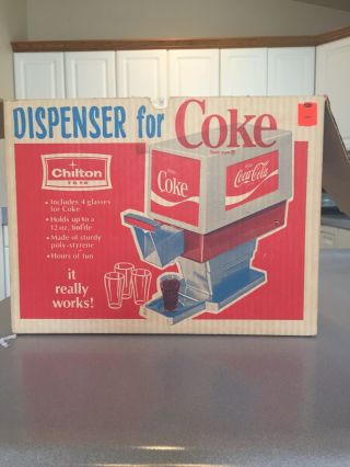 Vintage Chilton Toy Dispenser for Coke Coca Cola 2