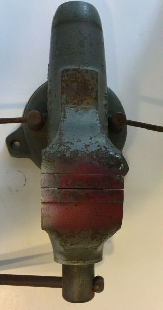 Vintage WILTON Bullet Vise 8300N 3” Swivel Bench Schiller Pk.  ILL.  USA 6