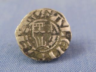 ANCIENT CRUSADER COIN DENIER DENAR JERUSALEM AMAURY AMALRIC 1163 - 1174 VF 3