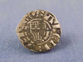 ANCIENT CRUSADER COIN DENIER DENAR JERUSALEM AMAURY AMALRIC 1163 - 1174 VF 6