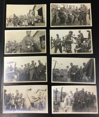 World War One Doughboy Orig.  Photos - 3rd Army,  2nd Div.  With Shoulder Patches