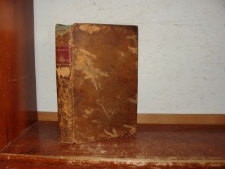 Old Antiquities Of Rome Leather Book 1820 