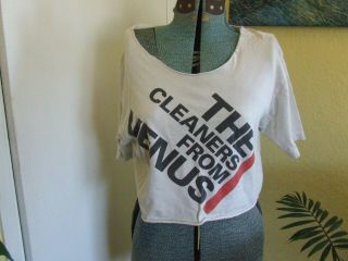Punk Rock Cut Neck T Shirt Womans Med Cleaners From Venus Victory Common