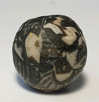 Ancient Rare Roman Mosaic Glass Bead