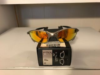 Vintage 1997 Oakley X Metal Juliet Plasma Fire Iridium Lens Sunglasses