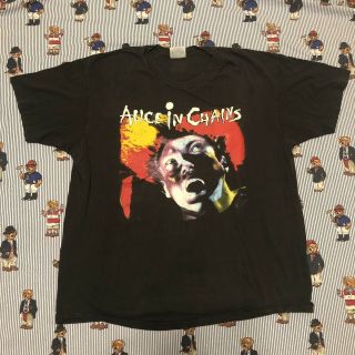 Rare Vintage 1990 Alice In Chains Facelift Tour Short - Sleeve T Shirt Black