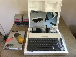 Atari 800xl Vintage Computer Game System With Controllers In Opened Box Rare