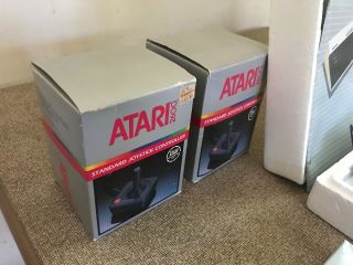 ATARI 800XL Vintage Computer Game System With Controllers In Opened Box RARE 4