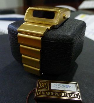 Vintage LED Watch - Girard Perregaux Casquette 3