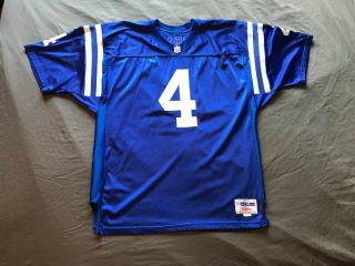 Vintage 1995 Authentic Wilson Pro Model Jim Harbaugh Indianapolis Colts Jersey