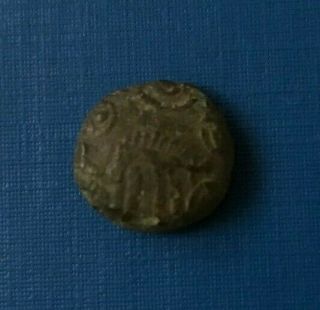 Very Rare Ancient Celtic Ambiani Bronze Coin 1st Century Bc - P539