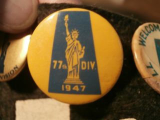 Wwi Welcome Home 77th Division Pinback Button 7