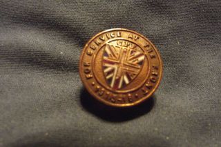 Ww I Cef Lapel Pin For Service At The Front Serial 3975
