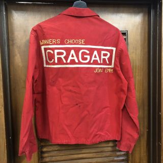 Vintage 1950’s “cragar” Hot Rod Drag Race Nhra Dan River Car Club Jacket