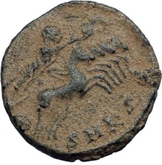 Constantine I The Great Chariot To God Hand In Heaven Ancient Roman Coin I68179