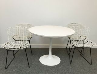 Saarinen Table and Bertoia chairs set - kids size - Mid Century Modern - Vintage 2