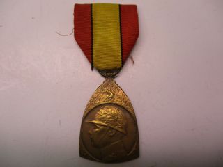 Belgium Commeorative Medal For The 1914 - 1918 World War