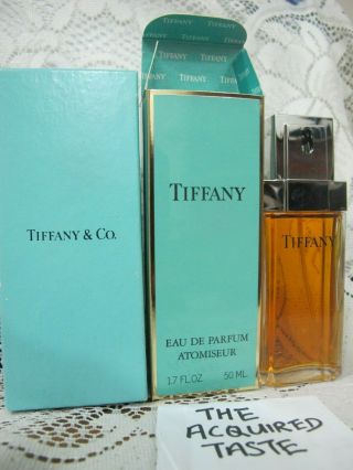 Rare Vintage 1980s Tiffany 50ml 1.  7 Oz Edp Eau De Parfum Women Perfume Boxed