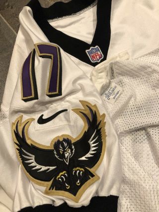 Vintage Team Issued Nike Starter Hybrid 1998 Baltimore Ravens Jersey 17 Savoy 4