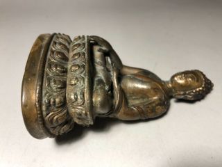 Chinese Antique Sino - Tibetan Gilt Bronze Buddha Pre 1800 4