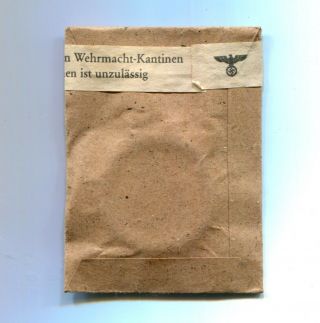 German WW2 soldier ' s condom,  Wehrmacht issue 2