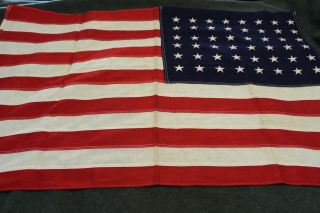 & Choice WW2 U.  S.  National 48 Star Cotton Flag,  36 