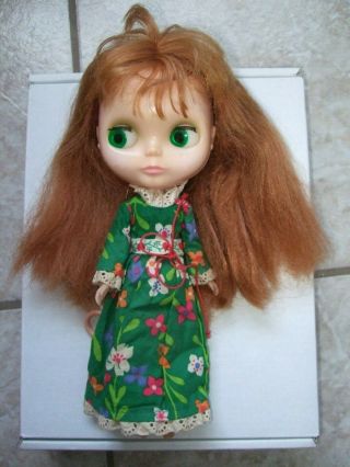 1972 Vintage Kenner Redhead Blythe Doll Tagged Dress