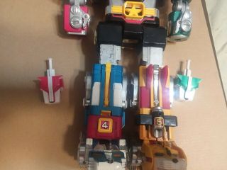 Vintage 1981 Die Cast Y&K GB - 36 Voltron Lion Force Set with sword 9