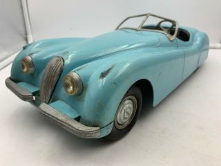 Vintage Doepke Jaguar Xk120 Sports Car 17 - 18 " Diecast Metal Model Rossmoyne 1955