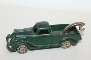 VINTAGE 1930 ' s HUBLEY CAST IRON WRECKER TOW TRUCK 7