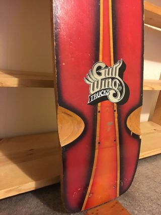 VINTAGE G&S PROLINE 500 AIRBRUSHED SKATEBOARD DOGTOWN SIMS 6
