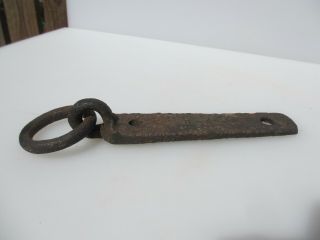 Antique Iron Boat Mooring Rope Tie Jetty Marine Flat Deck Stables Holder Vintage 2