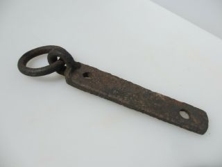 Antique Iron Boat Mooring Rope Tie Jetty Marine Flat Deck Stables Holder Vintage 4