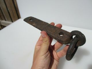 Antique Iron Boat Mooring Rope Tie Jetty Marine Flat Deck Stables Holder Vintage 5
