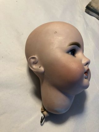 Hard To Find Antique S & H 949 Closed Mouth Doll Head.  As Found 2