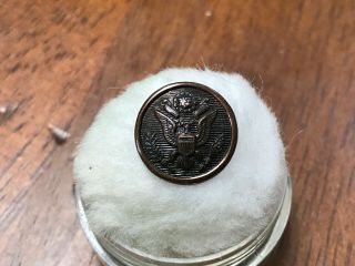 Cast Bronze Pre Wwi 1 - Piece Tiffany & Co.  Great Seal Uniform Button