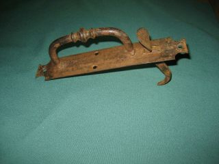 Old Cast Iron Thumb Latch Barn Door Shed Handle