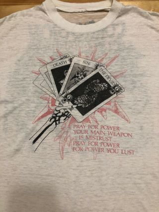 Very Rare Vintage 1980s Corrosion Of Conformity Animosity T - Shirt - Dri