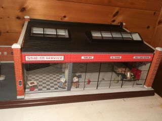 Vintage Snap On Thundering 30s Garage Diorama Display