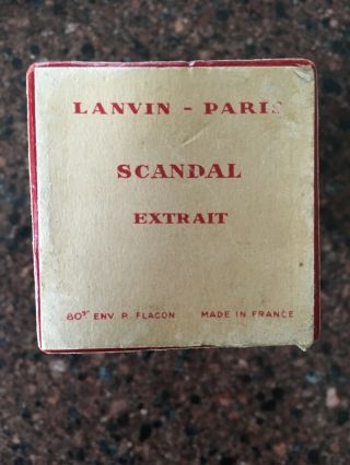 Vintage SCANDAL by Lanvin 2.  8 FL OZ - 80 ML RARE 8