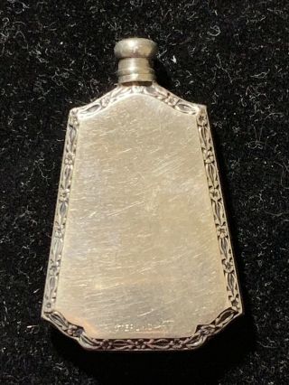 Webster Sterling Silver Perfume Scent Bottle Antique Hammered Silver 3