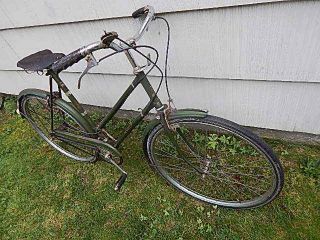 VINTAGE LADIES 23 INCH RALEIGH 3 SPEED BICYCLE FOR RESTORATION/OVERHAUL USA 4