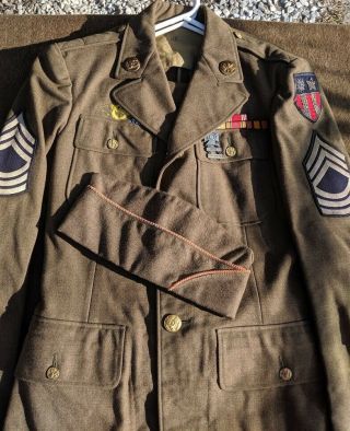 Signal Corp Class A Enlisted Uniform With A Bullion Cbi Patch