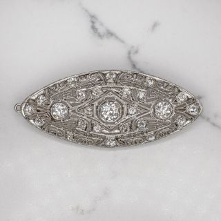 2.  5 Carat Old European Cut Diamond Antique Pin Art Deco Pendant Vintage Bracelet