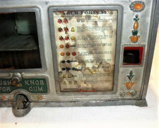 Antique Trade Simulator Machine 1 cent gum ball 3