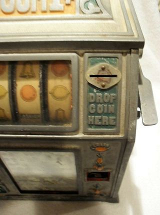 Antique Trade Simulator Machine 1 cent gum ball 4