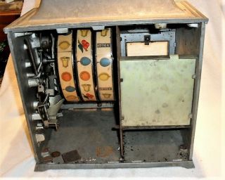 Antique Trade Simulator Machine 1 cent gum ball 7