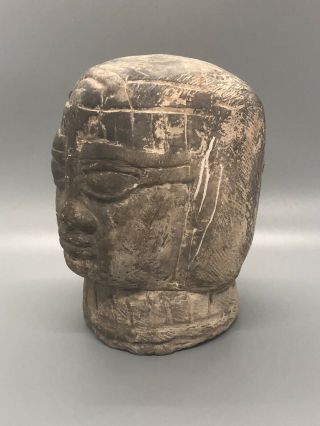 Large Authentic Ancient Egyptian Stone Tomb Head,  Early Dynastic 3100 - 2686 BC 2